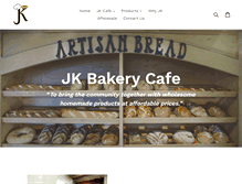 Tablet Screenshot of jkbakery.ca